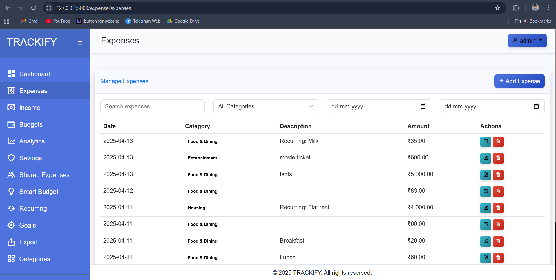 Trackify Manager - Monthly Reports